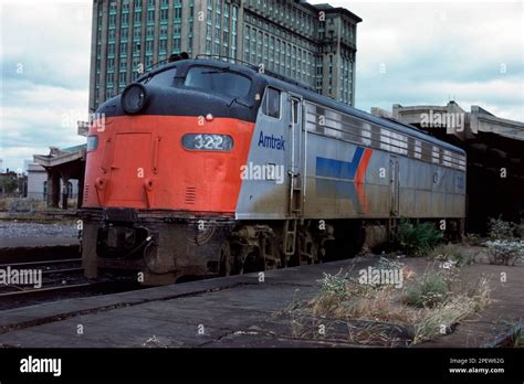 Amtrak EMD E8 locomotive Stock Photo - Alamy