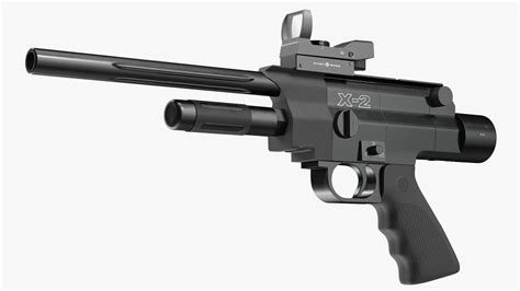 3D Tranquilizer Dart Gun X-2 Satin Black Trim model - TurboSquid 1968005