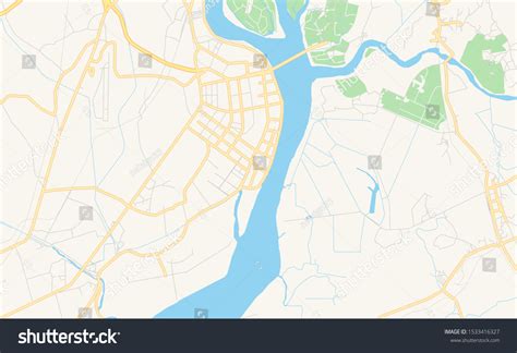 Printable Street Map Dandong Province Liaoning Stock Vector (Royalty ...