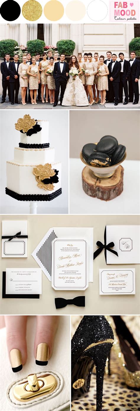 Black white gold wedding colors,black white gold wedding ideas