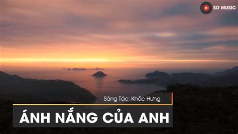 Ánh Nắng Của Anh - Karaoke FHD || Beat Chuẩn - YouTube