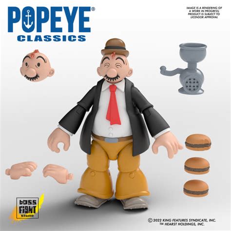 Popeye Classics Action Figure: J. Wellington Wimpy – Boss Fight Studio ...