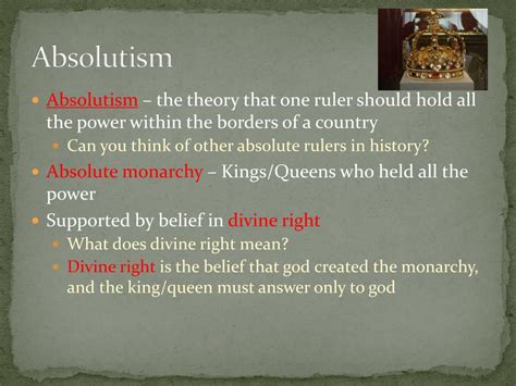 PPT - Absolutism PowerPoint Presentation, free download - ID:1459871