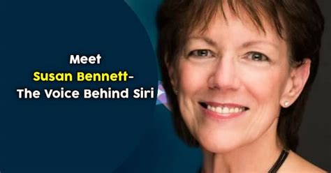 Meet Susan Bennett- The Voice Behind Siri — Marketing Mind