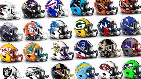 See Bold Alternate Helmet Designs For All 32 NFL Teams | Helmet design ...