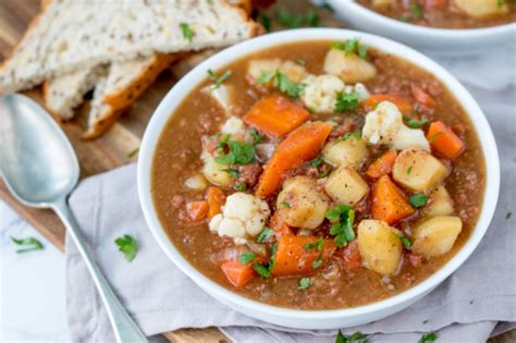 Corned Beef Hash Soup By Kitchen Sanctuary - Foodrhythms