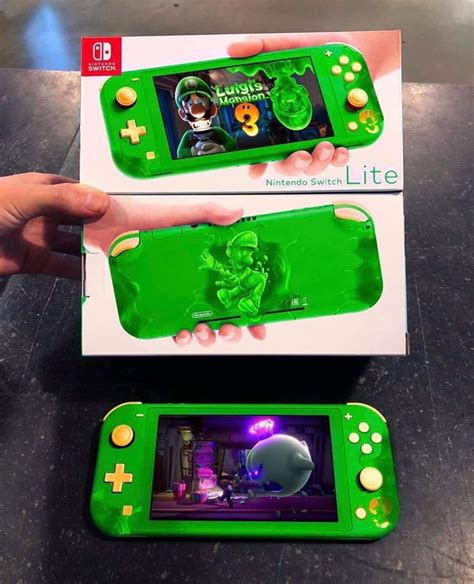 Fan creates a gorgeous Luigi's Mansion 3-themed Switch Lite | The GoNintendo Archives | GoNintendo