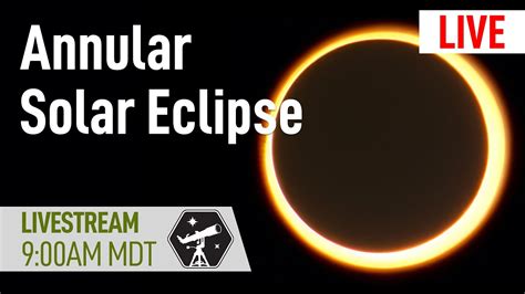 🔴 Live Views of Annular Solar Eclipse | October 14, 2023 #solareclipse - YouTube