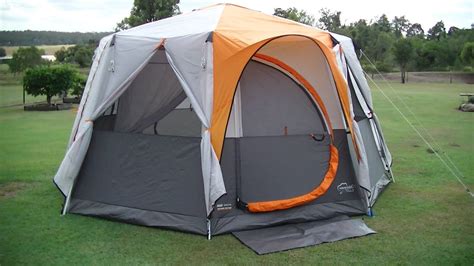 Coleman OCTAGON 98 TENT with Full Fly ~ Easy SETUP and Review - YouTube