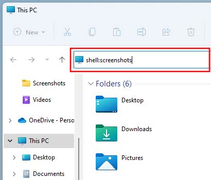 How to locate the screenshots folder in Windows 10 and 11