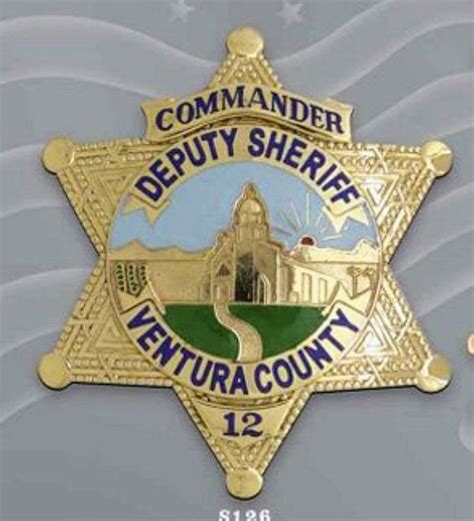 Ventura County CA | Police badge, Badge, Sheriff department