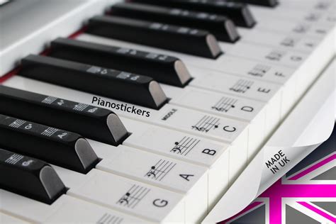 Piano Stickers 61 Key Set for the Black & White Keys - Etsy