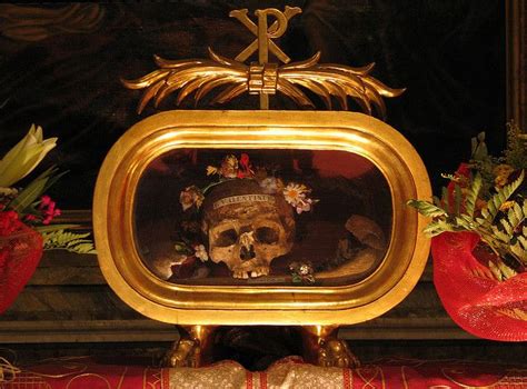 St. Valentine's skull, Rome | Catholic relics, Saint valentine, Who is saint valentine