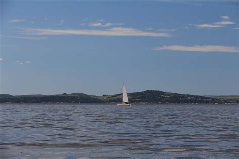 Yacht off Isle of Bute taken from Meigle beach Skelmorlie | Flickr