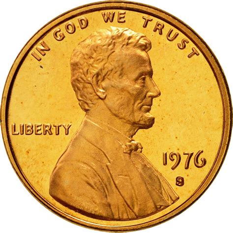 One Cent 1976 Lincoln Memorial, Coin from United States - Online Coin Club