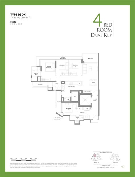 Lakeside Residences Floor Plans and units mix