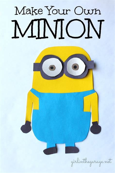 Make Your Own Minion {Kids Craft}