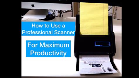 STEP by STEP guide on Using Fujitsu ScanSnap iX500 Document Scanner to Increase Productivity ...