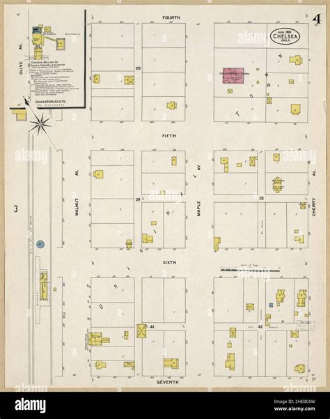 Chelsea oklahoma map hi-res stock photography and images - Alamy