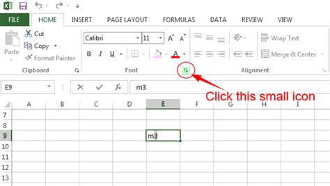 How to Insert Cubic Meter (m3) symbol in Excel? - Computers, Tricks, Tips 30679