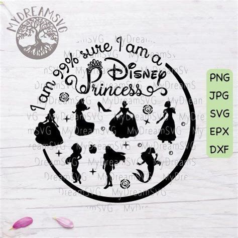 268 Disney Princess Shirt Svg SVG PNG EPS DXF File