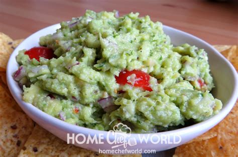 Fresh And Delicious Avocado Guacamole Recipe - Home Chef World