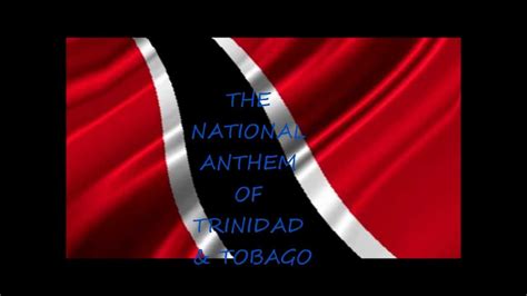 Trinidad & Tobago National Anthem performed by Keron James - YouTube