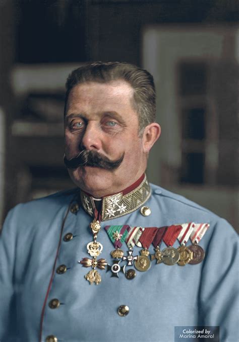 Archduke Franz Ferdinand of Austria. : Colorization