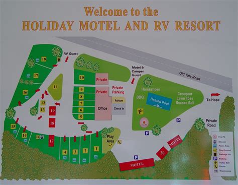 Ground Map – Holiday Motel & RV Resort