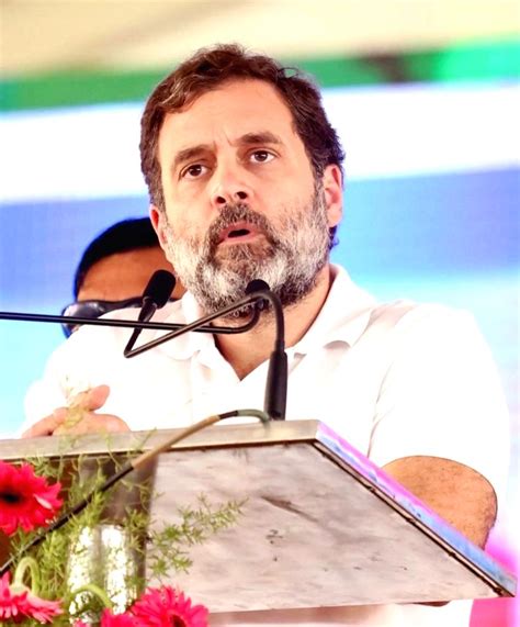 Kolar: Congress leader Rahul Gandhi addresses during party's Jai ...