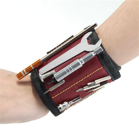 raitool™magnetic wristband tool pickup wristband for holding tools wrist bands tool holder ...