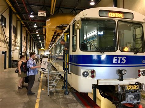 Edmonton Transit Service opens its doors to celebrate 40 years of light ...