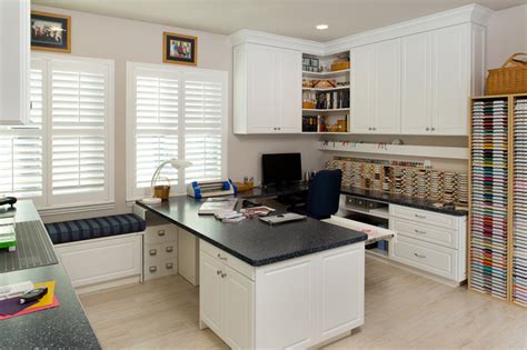 Classy Craft Room Cabinets | Feist Cabinets and Woodworks, Inc.