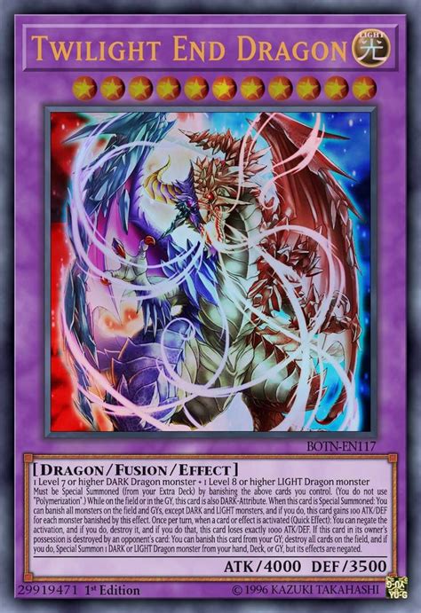 the card for twilight end dragon