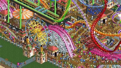 I Built the Densest Park Ever in RollerCoaster Tycoon 2 - YouTube