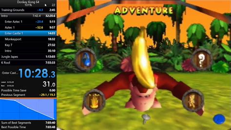 Donkey kong country 64 speedrun - tidevc