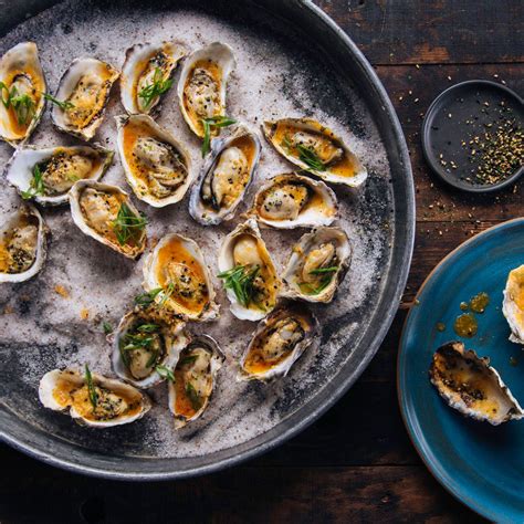 Smoked Oysters with Spicy Miso Butter in 2020 | Smoked oysters