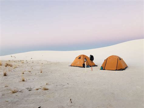 Backcounty Camping at White Sands National Monument - Tiny Shiny Home