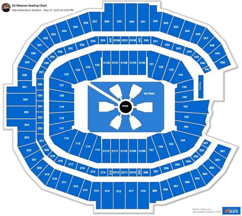 Mercedes-Benz Stadium Concert Seating Chart - RateYourSeats.com