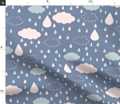 looks like rain Fabric | Spoonflower