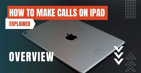 How to Make Phone Calls on an iPad