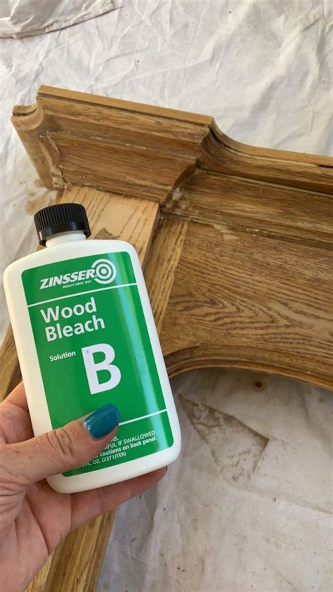 Use Zinsser Wood Bleach for an Instant Update | Raw wood furniture, Painting furniture diy ...