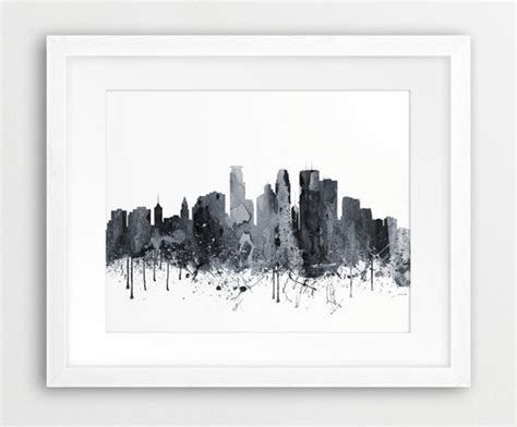 Minneapolis Skyline Drawing at PaintingValley.com | Explore collection ...