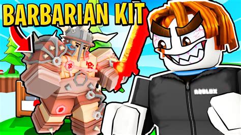 Going For my FIRST EVER WIN with the BARBARIAN KIT! (Roblox BedWars ...