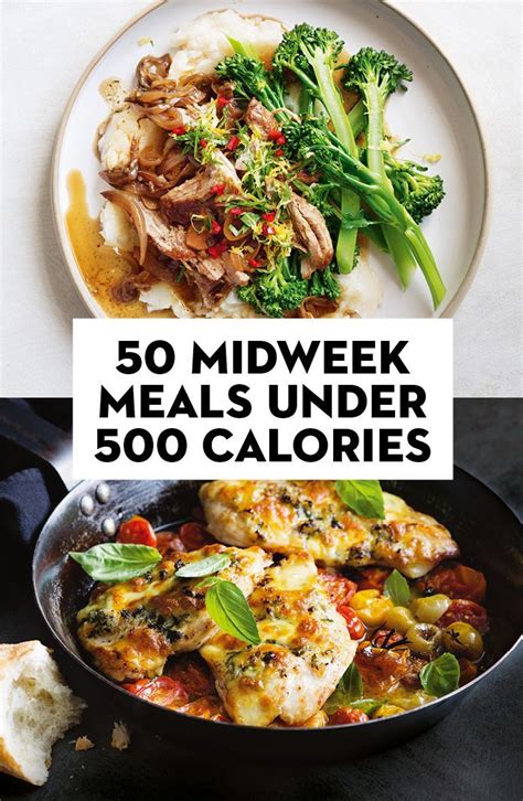 50 midweek meals under 500 calories | Meals under 500 calories, Dinners under 500 calories, 500 ...