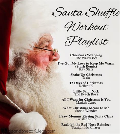 Santa Shuffle Christmas Workout Playlist