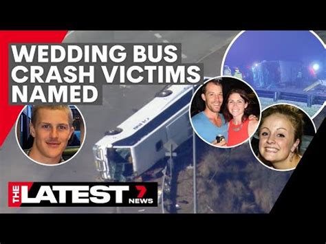 Hunter Valley wedding bus crash victims identified | 7NEWS - YouTube