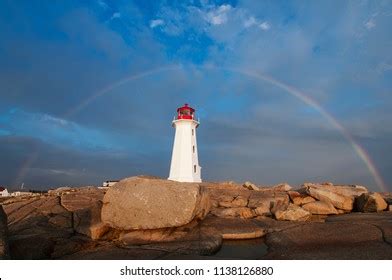 Peggys Cove Lighthouse Stock Photo 1138126880 | Shutterstock