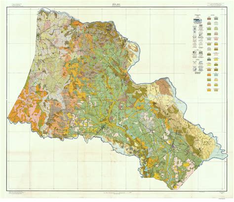 Halifax County Soils Map, 1916 North Carolina - Old Map Reprint - OLD MAPS