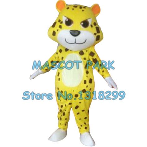 cute cheetah Mascot Costume